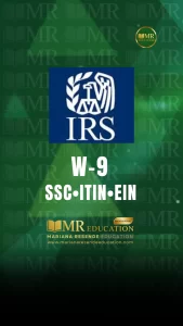 [MR EDU] Cards 9.16_Treinamentos_IRS_ w-9 SSC.ITIN.EIN-new